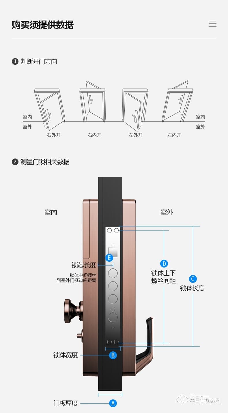 弘顾智能锁 H001家用防盗门锁智能电子锁全自动刷卡感应