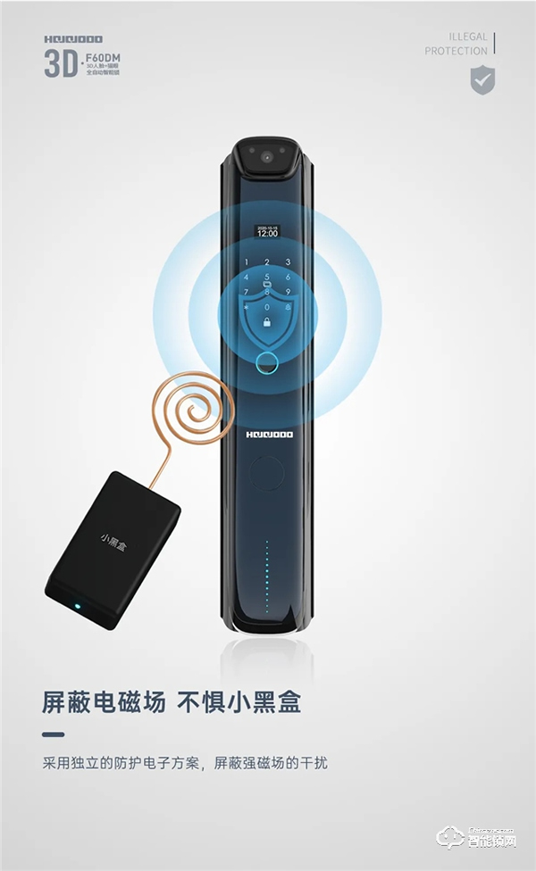 新品首发 | 皇家金盾F60DM全自动3D人脸+猫眼锁震撼上市